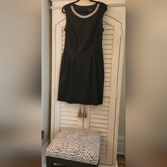 Festive,  Sexy, Lil Black Dress by Connected Apparel, Sz 12 - Picture 8 of 16